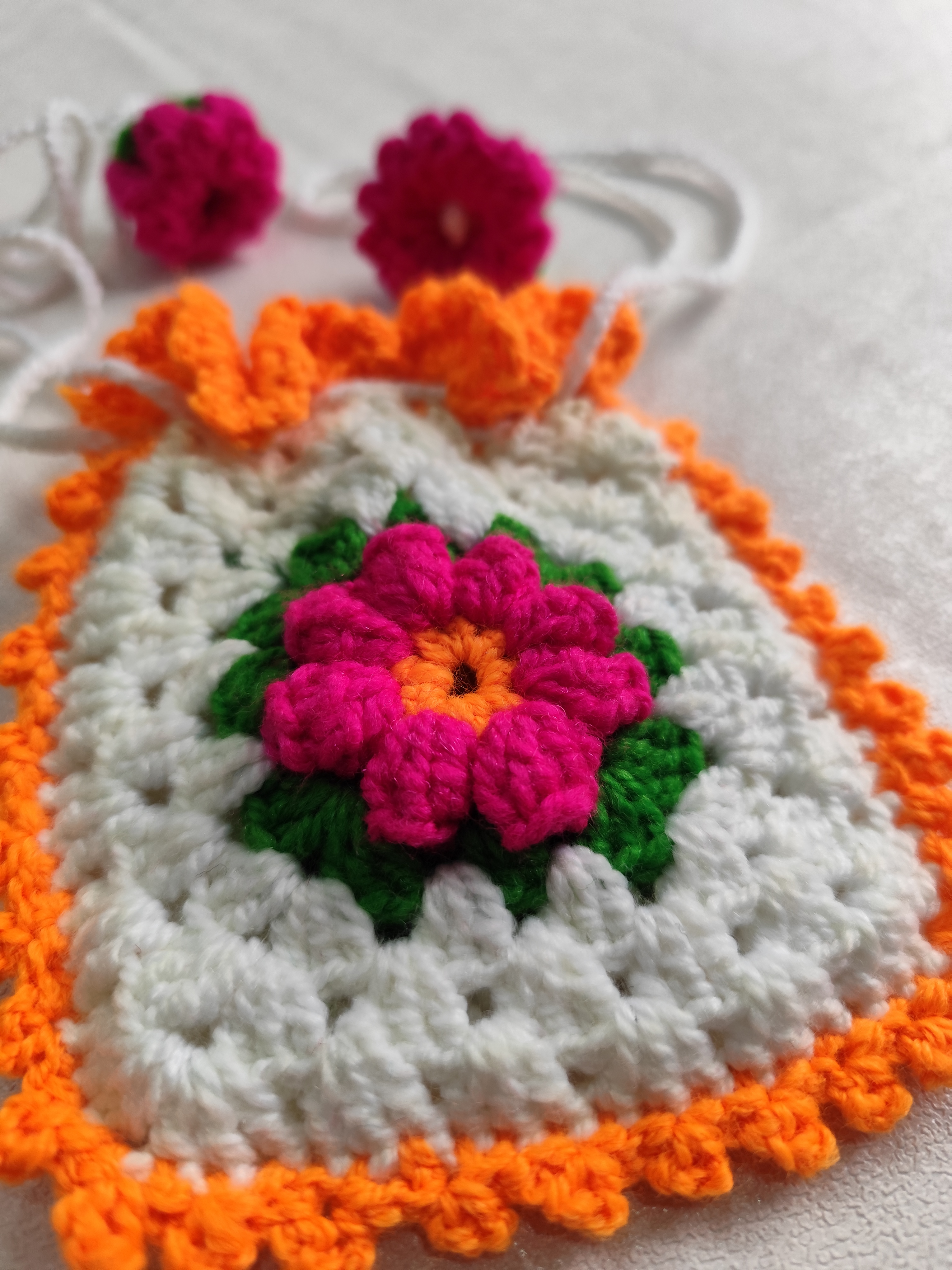 Thumbnail of Trendy handmade woolen potli bag 2